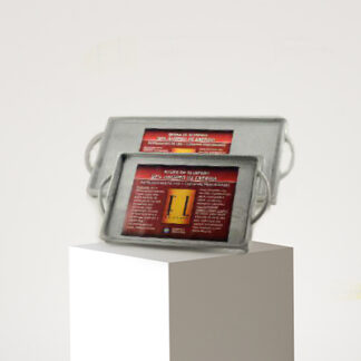 PLANCHA BIFE RECTANG. LISA S/ANTIADH.. 20 x 30 CM. ALUMINIO "FL"