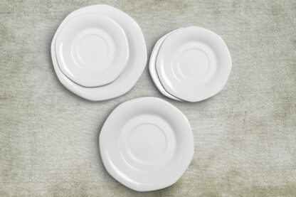 SIN STOCK # PLATO TE OCTOGONAL TSUJI BLANCO 550