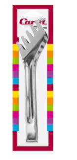 PINZA FIDEO DE LUJO AC. INOX. CAROL