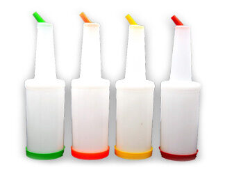 BOTELLON PLASTICO "BARMAN" C/ PICO VERTEDOR Y TAPA