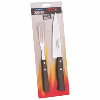 SIN STOCK # SET X 2 CUBIERTOS CHURRASCO TRAMONTINA TRADICIONAL