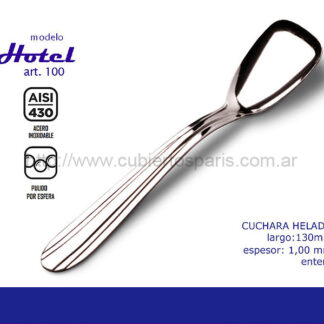 CUCHARA HELADO PARIS HOTEL 100