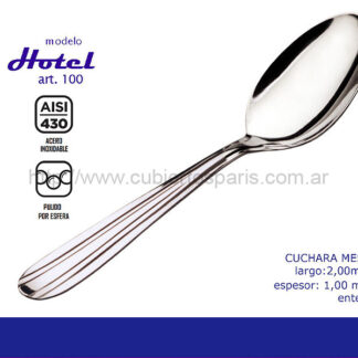 CUCHARA MESA PARIS HOTEL 100