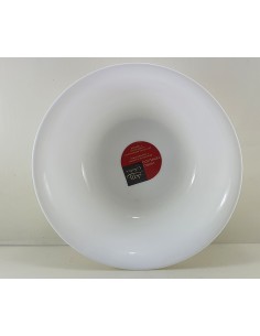 ENSALADERA RED. 18.75 CMS. VIDRIO TEMPL. BLANCO "A.M. COLLECTION"