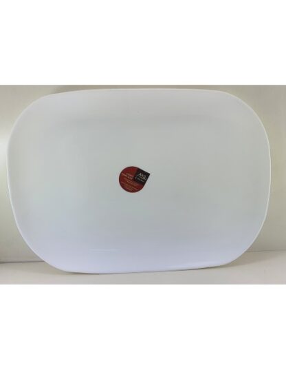 FUENTE RECTOVAL 35 CMS. VIDRIO TEMPL. BL "A.M. COLLECTION" (FYP140)