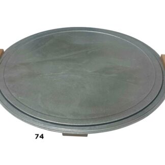 PIZZERA Aleación 27 CM. Red. S/Antiadherente C/Base Madera 32,5 CM (73)