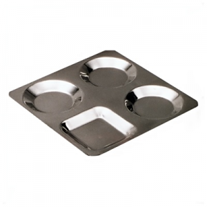 COPETINERO AC. INOX. 4 BOCAS Acermel