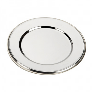 SIN STOCK # PLATO DE SITIO C/BORDE BRONCE 30 CM. Acermel