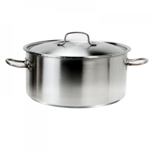 CACEROLA AC. INOX. TRIPLE FONDO ASA BARRA Nº 28 - 8,62 L. Acermel