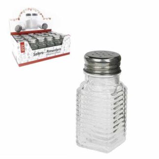 SALERO C/TAPA CUADRADO RAYADO CRYSTAL ROCK