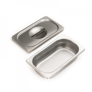 SIN STOCK # FUENTON GASTRONORM 1/4 26,5 x 16,2 x 10 CMS. AC. INOX. 18/8 Acermel