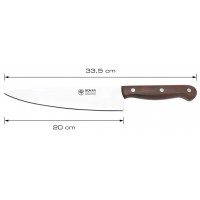 CUCHILLO GOURMET C/ MADERA GUAYACAN 20 CMS. PUNTA ARBOLITO