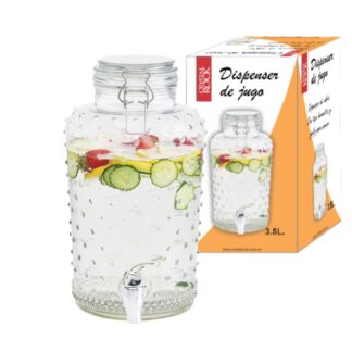 SIN STOCK # DISPENSER JUGO VIDRIO SIN SOPORTE CRYSTAL ROCK 3.5 LITROS