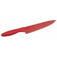 CUCHILLO CHEF BOKERCUT 20 CMS. ANTIADHERENTE ROJO