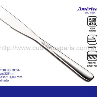 CUCHILLO MESA PARIS AMERICA 400