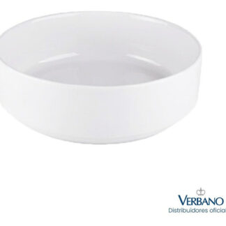SIN STOCK # ENSALADERA 22 CMS.x 7 CMS. VERBANO TAVOLA BLANCO ( SALDO )