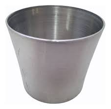 VASITO ALUMINIO P/ FLAN 10.5 x 8 cm. SIN BORDE (963RE) LINEA GE