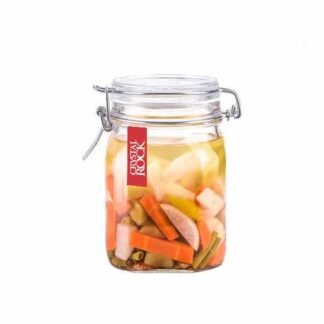 SIN STOCK # FRASCO VIDRIO HERMETICO C/TAPA 20 CM CRYSTAL.ROCK