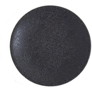 SIN STOCK # PLATO PLAYO TRAMADO NEGRO PRAGA 27 CM