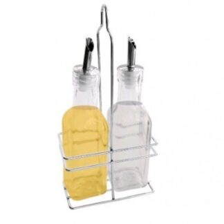 SIN STOCK # ACEITERA x 2 USOS - BASE TIPO ARCO ALAMB. CROMADO CAROL