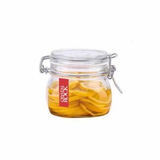 FRASCO VIDRIO HERMETICO C/TAPA 870 ML 12 CM CR14595