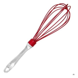 BATIDOR SILICONA CON MANGO ACRILICO 30 CM BZP