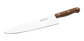 CUCHILLO GOURMET C/ MADERA GUAYACAN 25 CMS. PUNTA ARBOLITO
