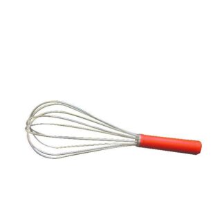 BATIDOR ALAMBRE 35 CMS. MANGO ROJO