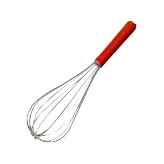 BATIDOR ALAMBRE 45 CMS. MANGO ROJO
