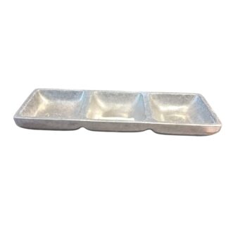 COPETINERO ALEACION 3 DIVISIONES CUADRADAS CHICAS 6,5 CMS. (Art 28)
