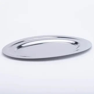 FUENTE OVAL 42 CMS. AC. INOX. ACERMEL