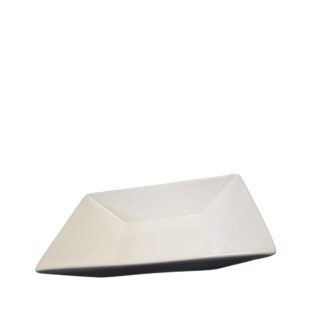 FUENTE RECTANGULAR HONDA "OXFORD" 22,5 x 15,5 CMS. BLANCO