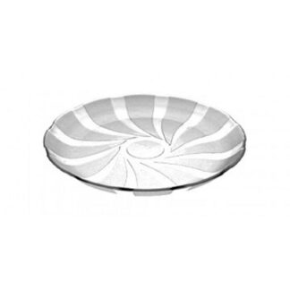 PLATO POSTRE VIDRIO GALAXIA FLINT 19,5 CMS.