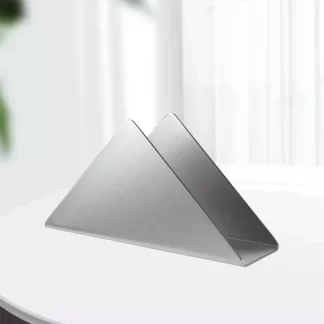 SERVILLETERO TRIANGULAR BASE AC. INOX. "H.B." (027-20)