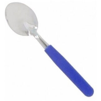 CUCHARA MESA CAROL MANGO PLASTICO AZUL