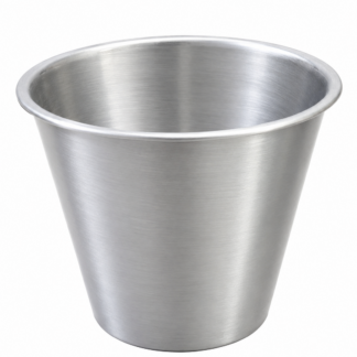 BALDE PAPAS FRITAS AC. INOX. 10 X 8 X 6.5 CMS. H.B.