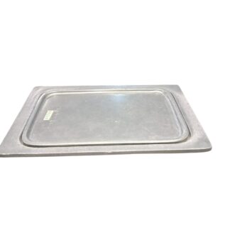BANDEJA RECTANGULAR ALEACION 25,5 x 17 CMS. C/ BASE ALEACION