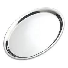 BANDEJA PORTA PIZZA AC. INOX. 30 CMS. CAROL