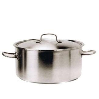 CACEROLA AC. INOX. ASA BARRA Nº 45 - 35,2 LTS. FONDO SIMPLE ACERMEL