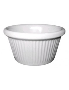COCOTT DEEP CONICA RAYADA 7 x 4 CMS. BLANCA LINEA GE