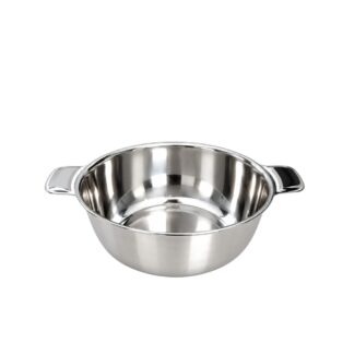 BOLS CONSOME ENTERIZO AC. INOX. C/ASAS 13 X 4.5 CMS. EPOCA