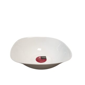 ENSALADERA CUADRADA 20.5 x 20.5 CMS. VIDRIO TEMPL. BL "AM. COLLECTION"(NFP90T)