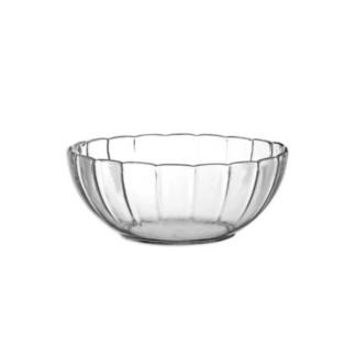 BOLS/ENSALADERA PLAST. CRISTAL LUCERO FACETADA 23,5 CMS.