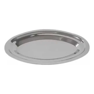 FUENTE OVAL 23 CMS. AC. INOX. ACERMEL