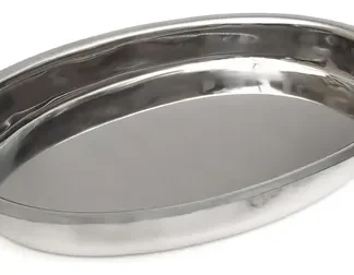 LEGUMBRERA OVAL 43 CMS. AC. INOX. ACERMEL