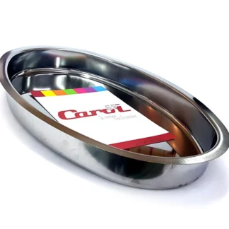 LEGUMBRERA OVAL 38 CMS. AC. INOX. CAROL