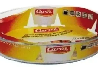 LEGUMBRERA OVAL VIDRIO TEMPLADO 30 X 21,5 X 6 CMS. CAROL