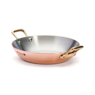 PAELLERA DE COBRE 34 CMS. C/ ASA DE COBRE