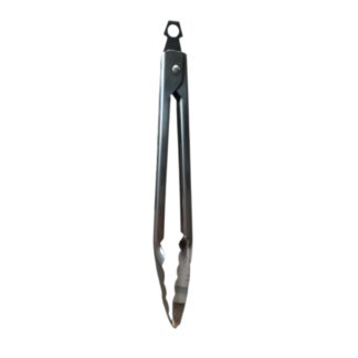 PINZA PARRILLERA SUPER LARGA 40 CMS. TODA INOX. FASHION