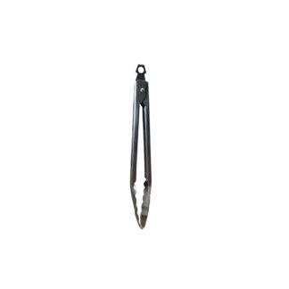 SIN STOCK # PINZA PARRILLERA CORTA 24 CMS. TODA INOX. FASHION